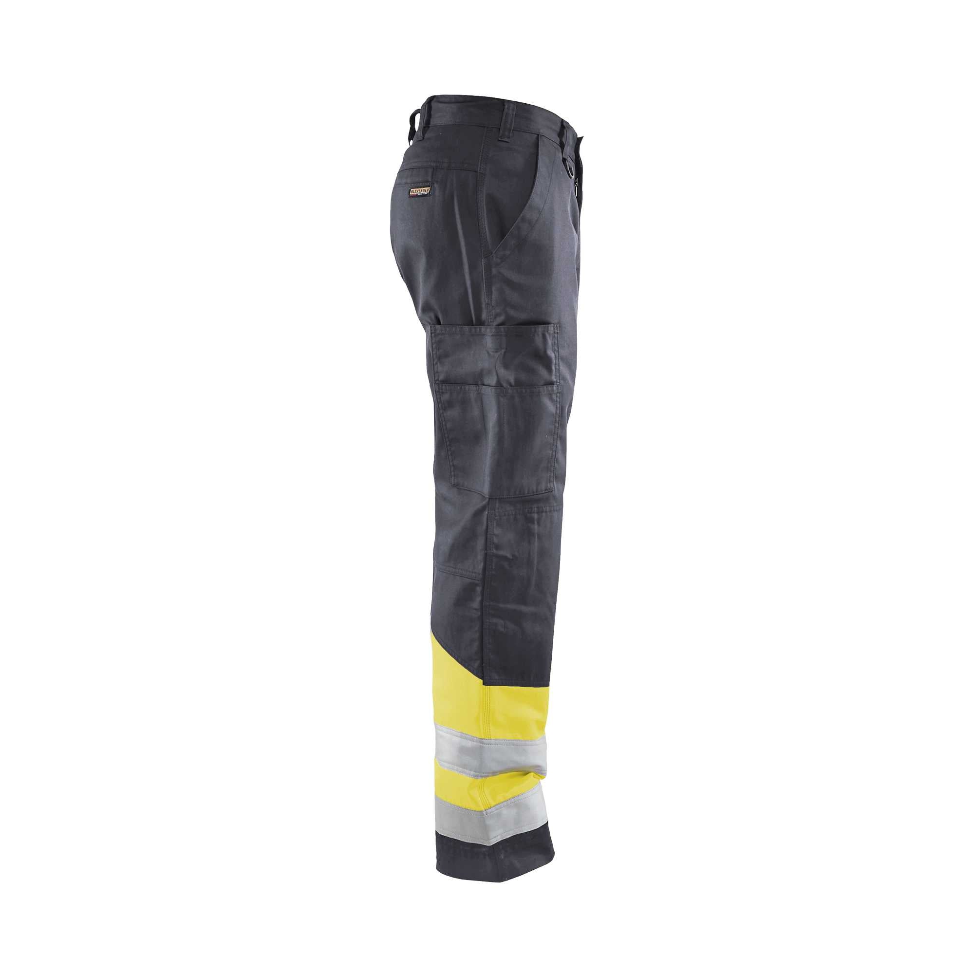 BLAKLADER 15641811 | Hi Vis trousers Hi Vis Reflective Work Trousers Men - twill fabric